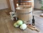 Preview: Krautfass 89 l Holzfass zum Einsuren, Pökelfass und Surfass ideal für Sauerkraut und Fleisch